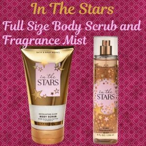 Bath & Body Works - Full Size In The Stars Body Scrub and Fragrance Mist -